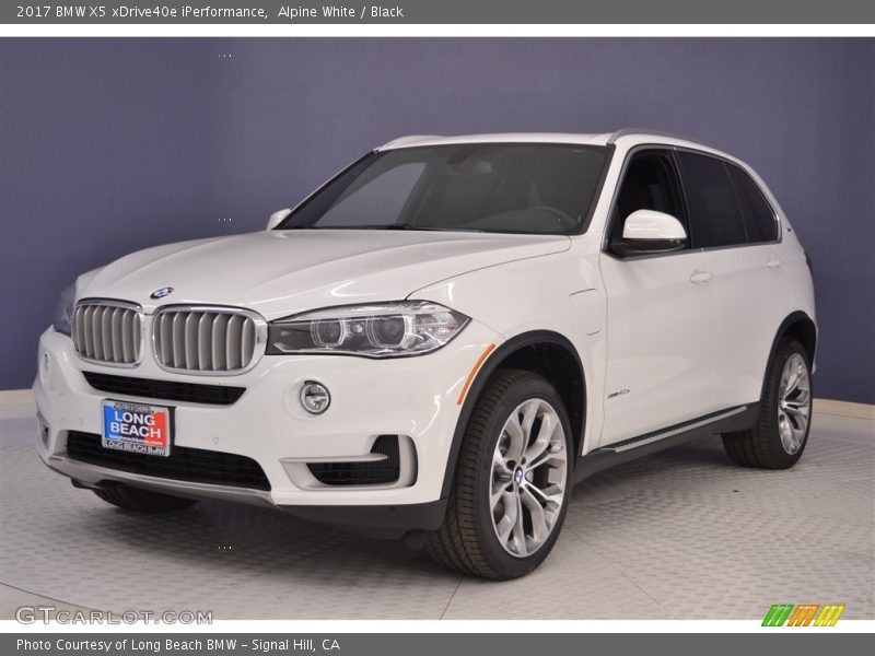 Alpine White / Black 2017 BMW X5 xDrive40e iPerformance