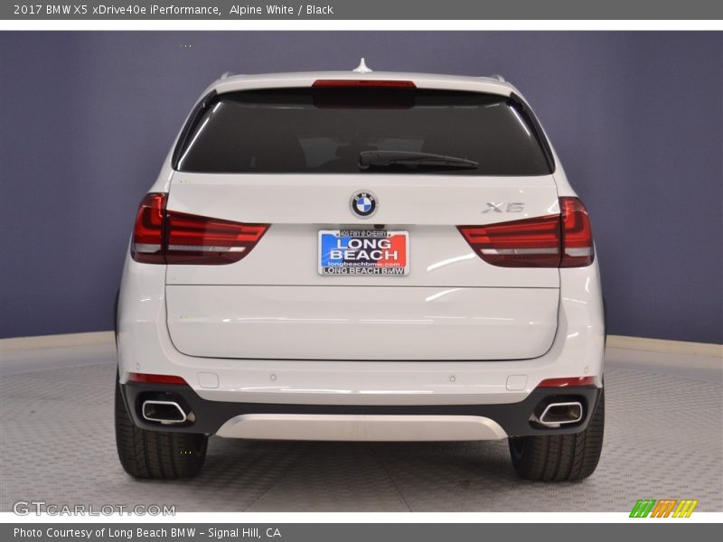 Alpine White / Black 2017 BMW X5 xDrive40e iPerformance