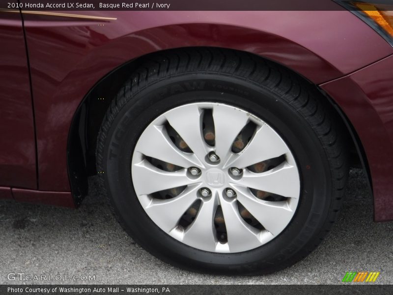 Basque Red Pearl / Ivory 2010 Honda Accord LX Sedan