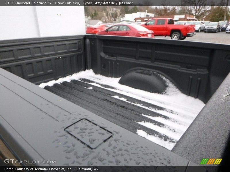 Cyber Gray Metallic / Jet Black 2017 Chevrolet Colorado Z71 Crew Cab 4x4
