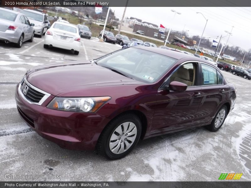 Basque Red Pearl / Ivory 2010 Honda Accord LX Sedan