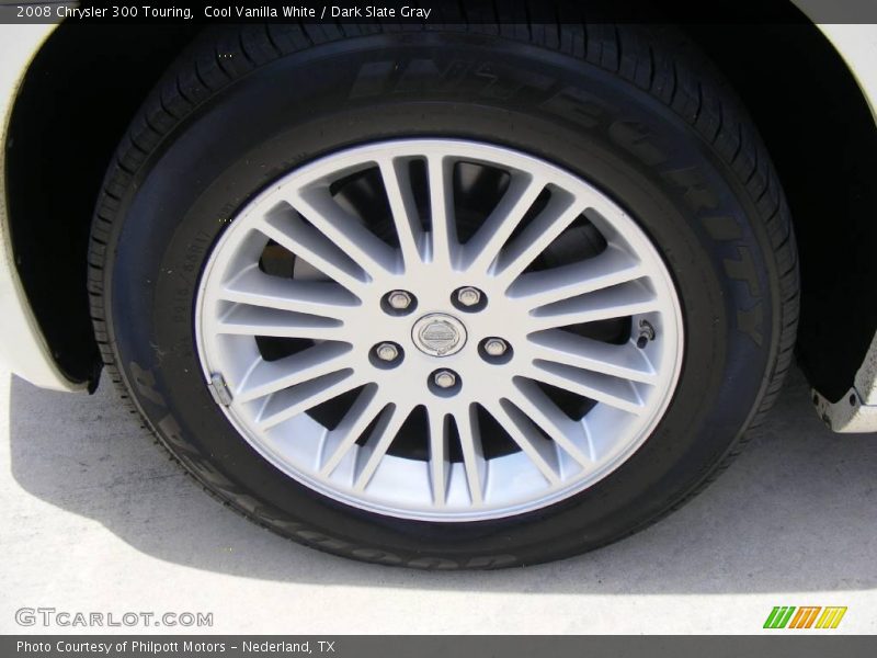 Cool Vanilla White / Dark Slate Gray 2008 Chrysler 300 Touring