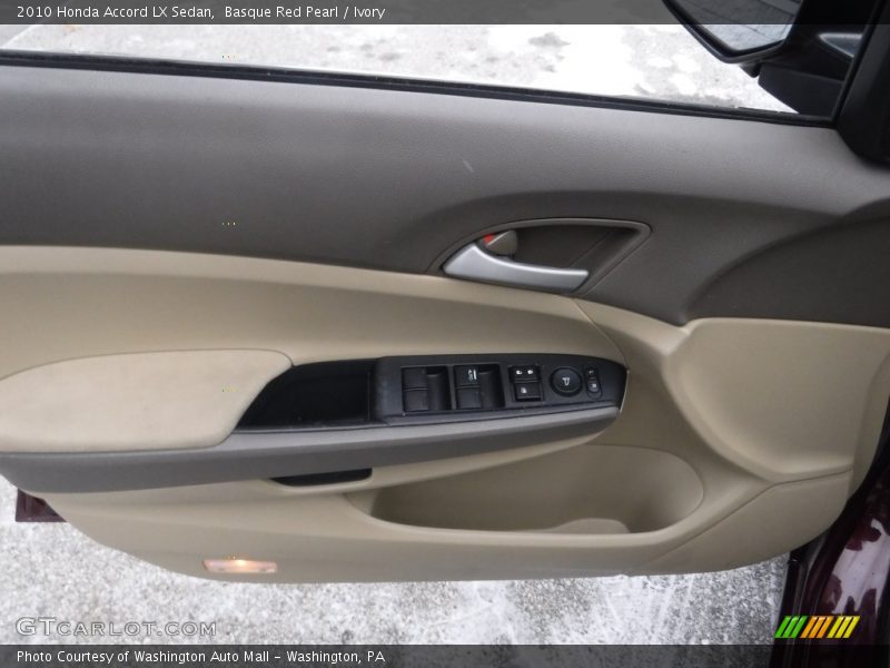 Basque Red Pearl / Ivory 2010 Honda Accord LX Sedan