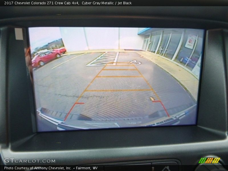 Cyber Gray Metallic / Jet Black 2017 Chevrolet Colorado Z71 Crew Cab 4x4