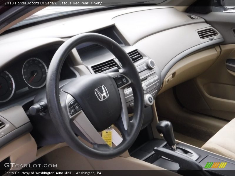 Basque Red Pearl / Ivory 2010 Honda Accord LX Sedan