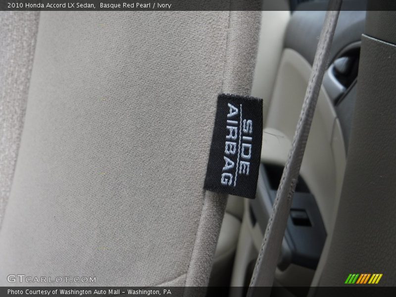 Basque Red Pearl / Ivory 2010 Honda Accord LX Sedan