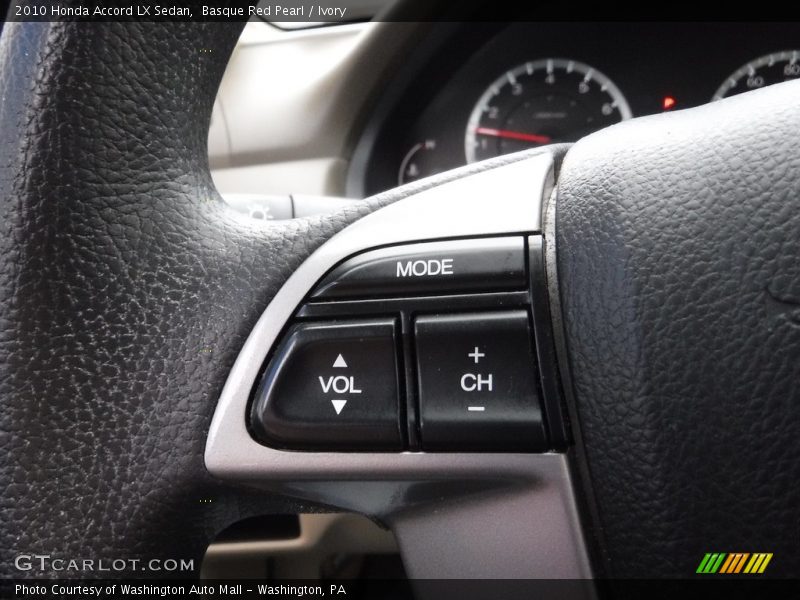 Basque Red Pearl / Ivory 2010 Honda Accord LX Sedan