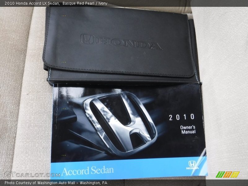 Basque Red Pearl / Ivory 2010 Honda Accord LX Sedan