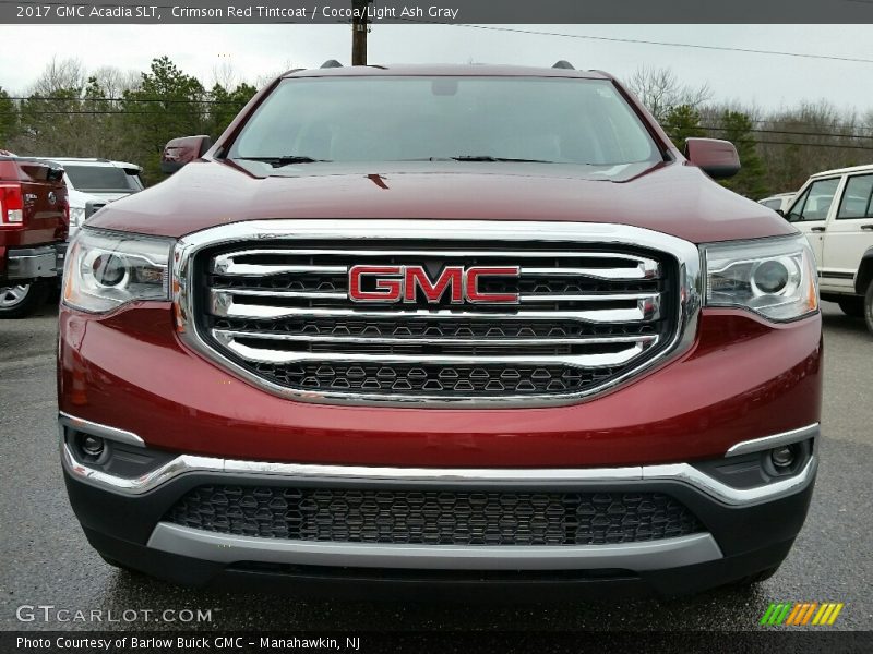 Crimson Red Tintcoat / Cocoa/Light Ash Gray 2017 GMC Acadia SLT