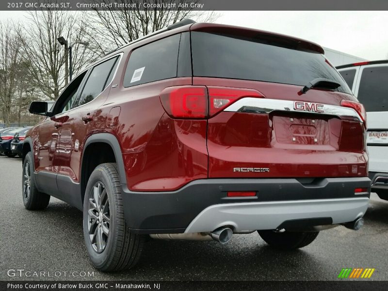 Crimson Red Tintcoat / Cocoa/Light Ash Gray 2017 GMC Acadia SLT