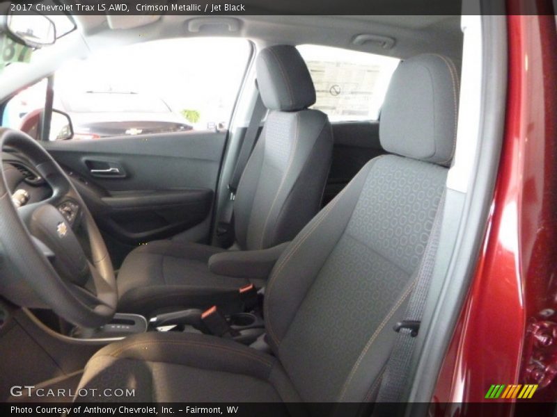 Crimson Metallic / Jet Black 2017 Chevrolet Trax LS AWD