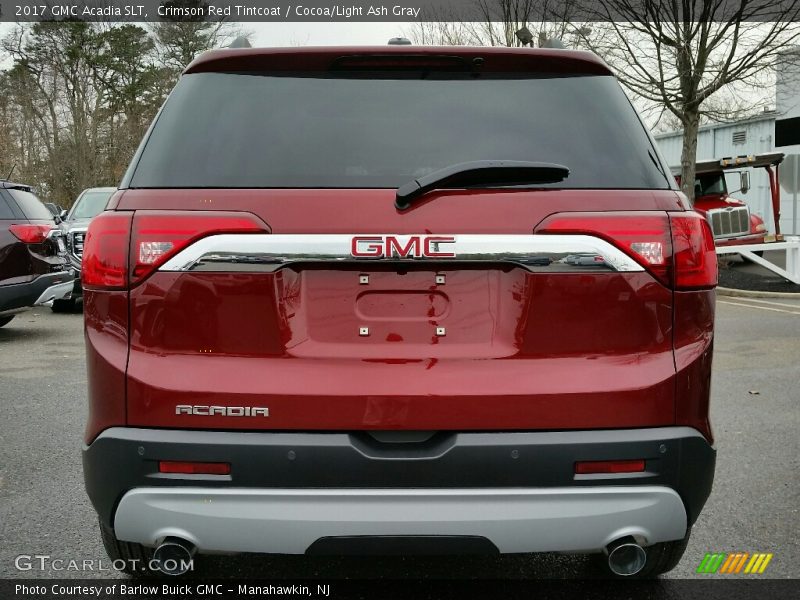 Crimson Red Tintcoat / Cocoa/Light Ash Gray 2017 GMC Acadia SLT