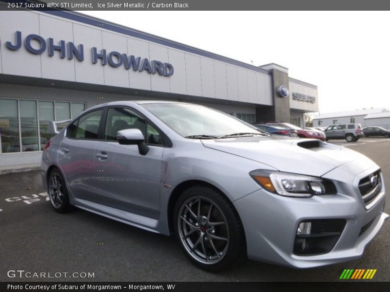 Ice Silver Metallic / Carbon Black 2017 Subaru WRX STI Limited