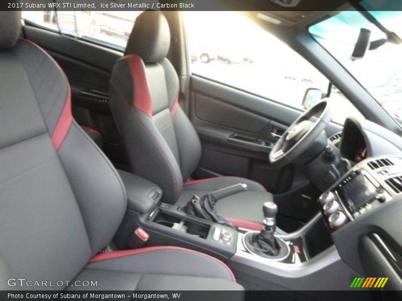 Ice Silver Metallic / Carbon Black 2017 Subaru WRX STI Limited