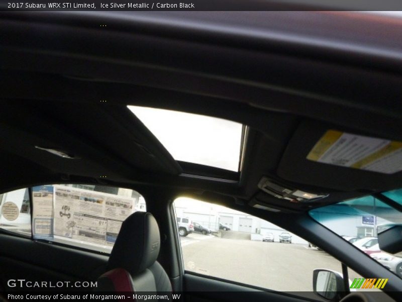 Ice Silver Metallic / Carbon Black 2017 Subaru WRX STI Limited