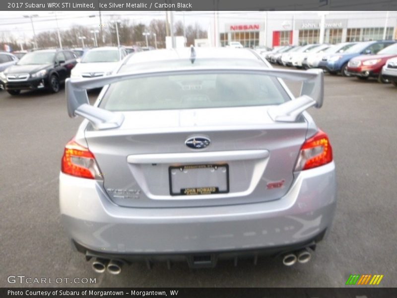 Ice Silver Metallic / Carbon Black 2017 Subaru WRX STI Limited