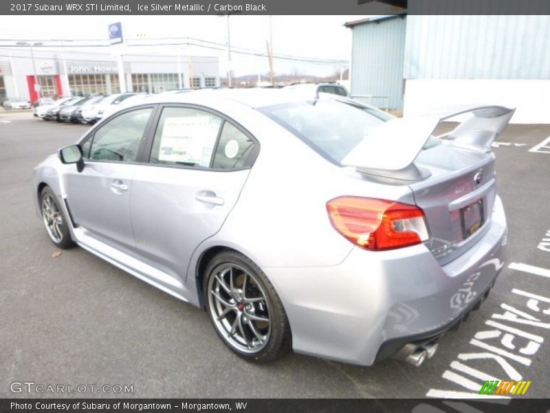 Ice Silver Metallic / Carbon Black 2017 Subaru WRX STI Limited