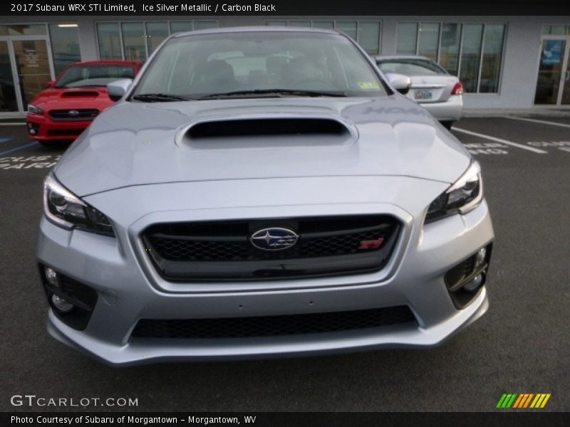 Ice Silver Metallic / Carbon Black 2017 Subaru WRX STI Limited