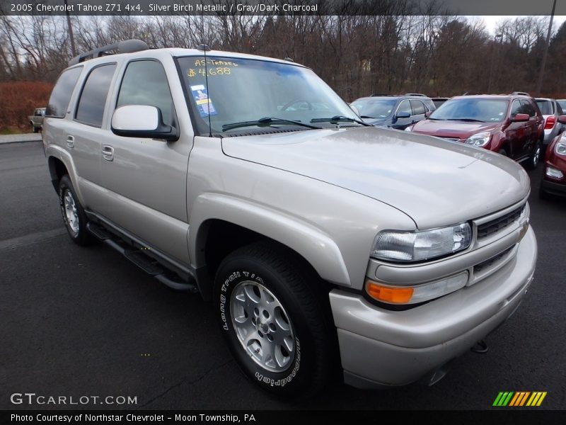 Silver Birch Metallic / Gray/Dark Charcoal 2005 Chevrolet Tahoe Z71 4x4