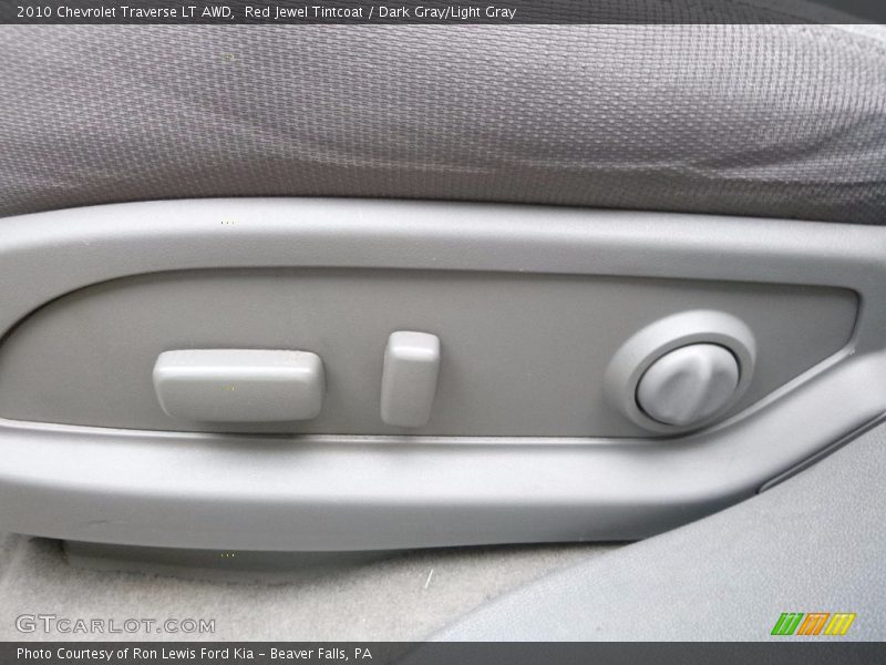 Red Jewel Tintcoat / Dark Gray/Light Gray 2010 Chevrolet Traverse LT AWD