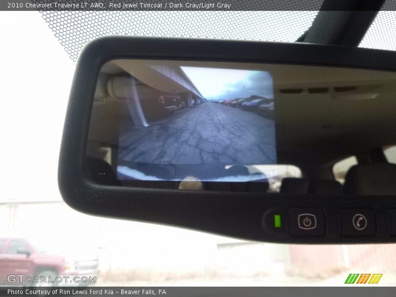 Red Jewel Tintcoat / Dark Gray/Light Gray 2010 Chevrolet Traverse LT AWD