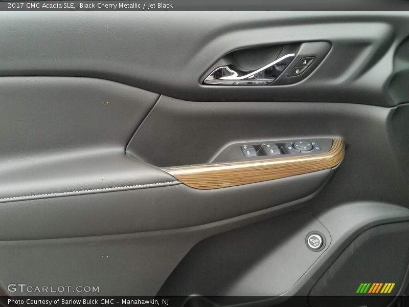Black Cherry Metallic / Jet Black 2017 GMC Acadia SLE