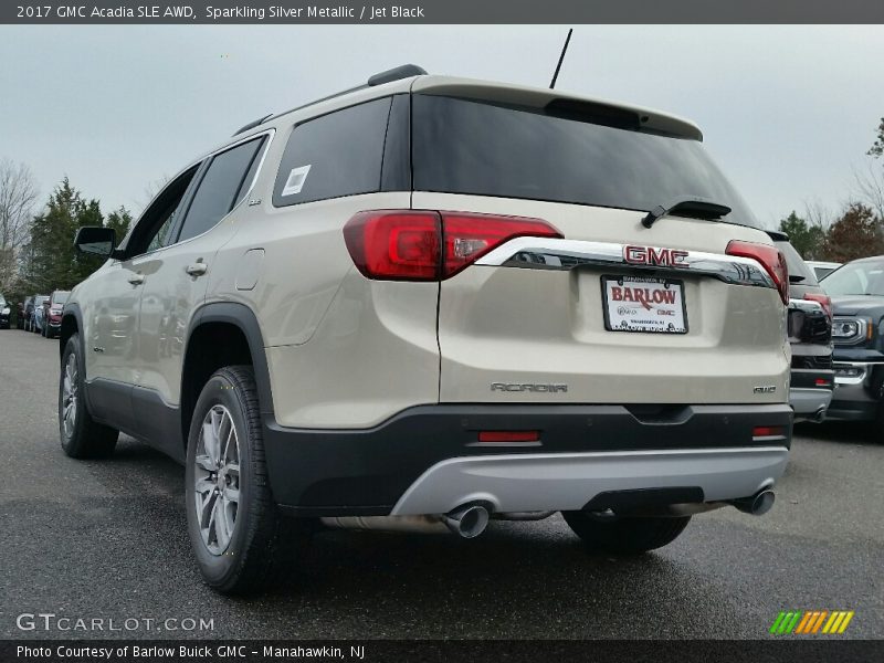 Sparkling Silver Metallic / Jet Black 2017 GMC Acadia SLE AWD