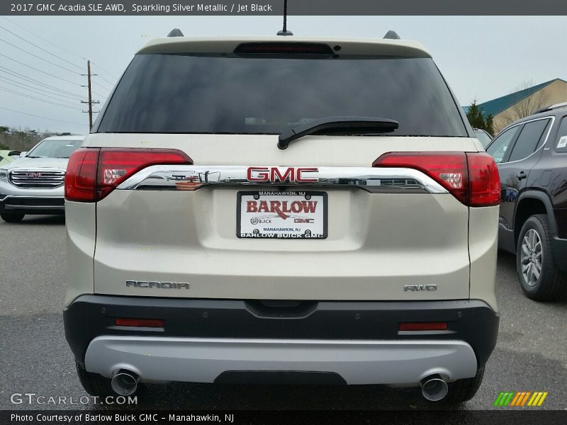 Sparkling Silver Metallic / Jet Black 2017 GMC Acadia SLE AWD