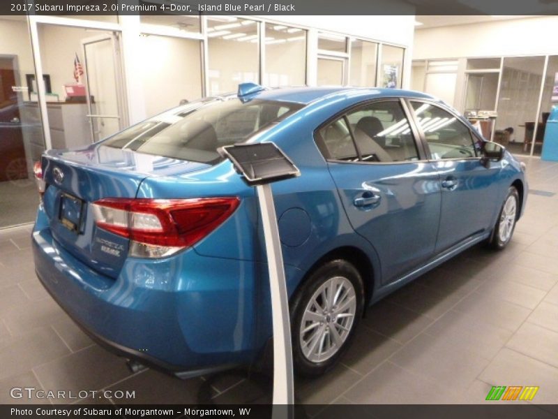Island Blue Pearl / Black 2017 Subaru Impreza 2.0i Premium 4-Door