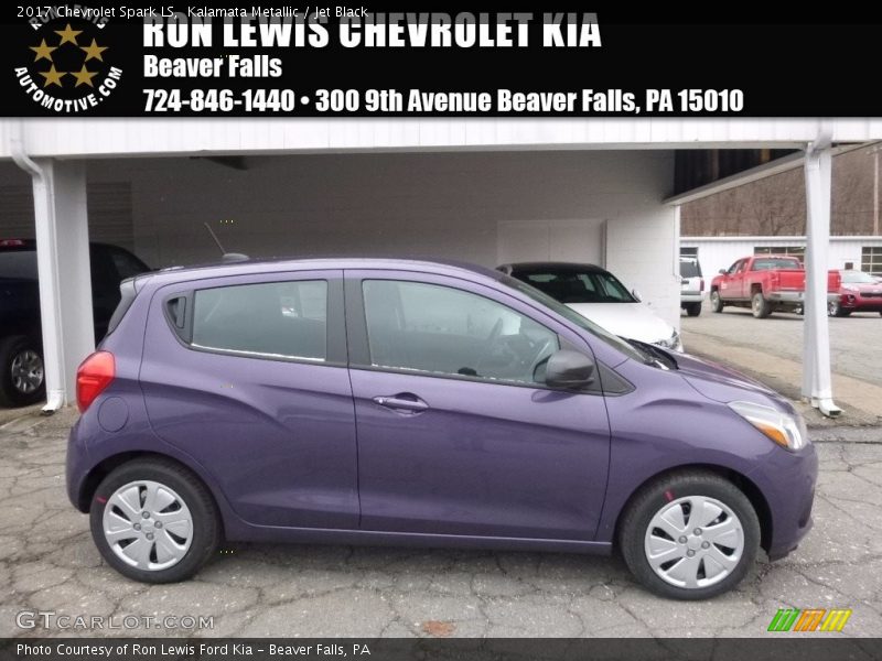 Kalamata Metallic / Jet Black 2017 Chevrolet Spark LS