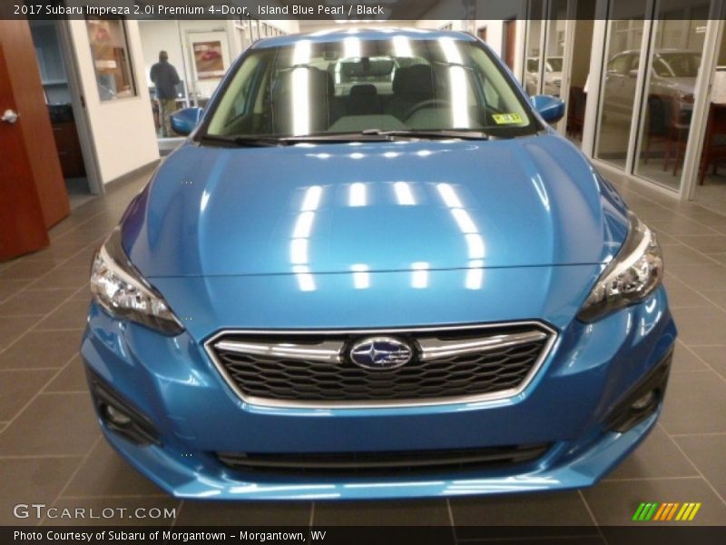 Island Blue Pearl / Black 2017 Subaru Impreza 2.0i Premium 4-Door