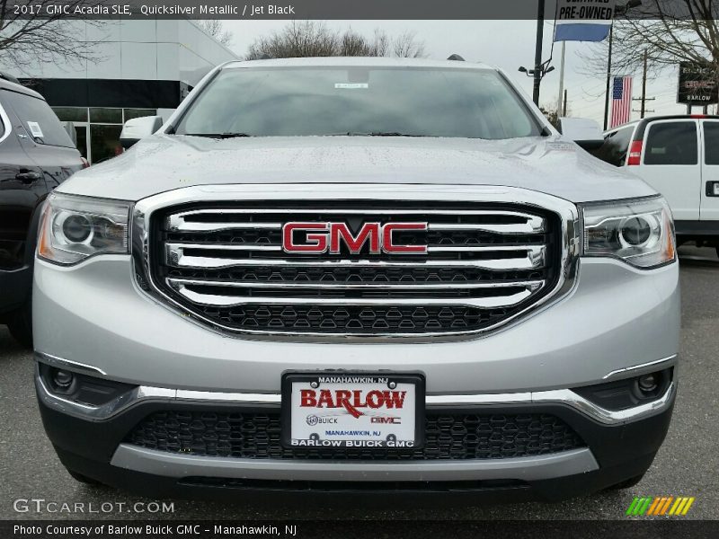 Quicksilver Metallic / Jet Black 2017 GMC Acadia SLE