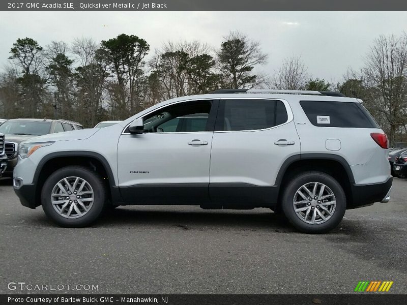 Quicksilver Metallic / Jet Black 2017 GMC Acadia SLE