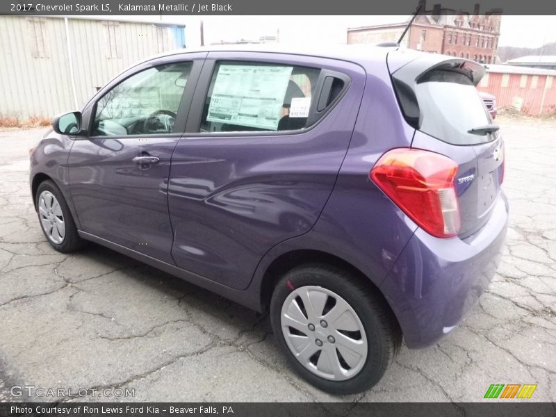 Kalamata Metallic / Jet Black 2017 Chevrolet Spark LS