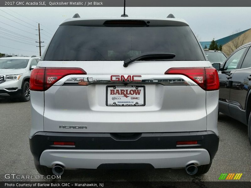 Quicksilver Metallic / Jet Black 2017 GMC Acadia SLE
