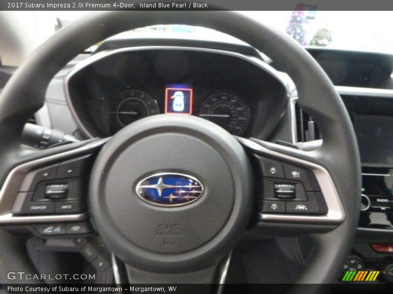 Island Blue Pearl / Black 2017 Subaru Impreza 2.0i Premium 4-Door