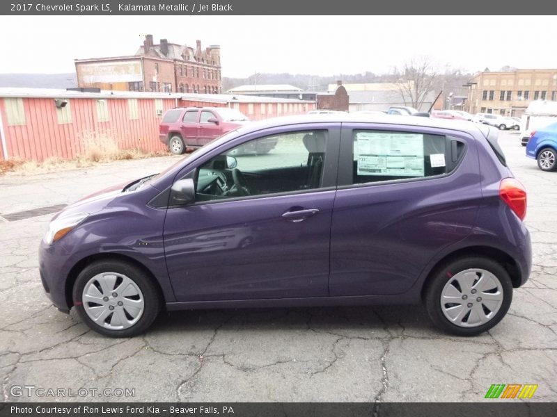 Kalamata Metallic / Jet Black 2017 Chevrolet Spark LS