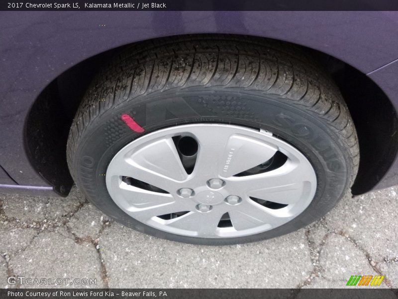 Kalamata Metallic / Jet Black 2017 Chevrolet Spark LS