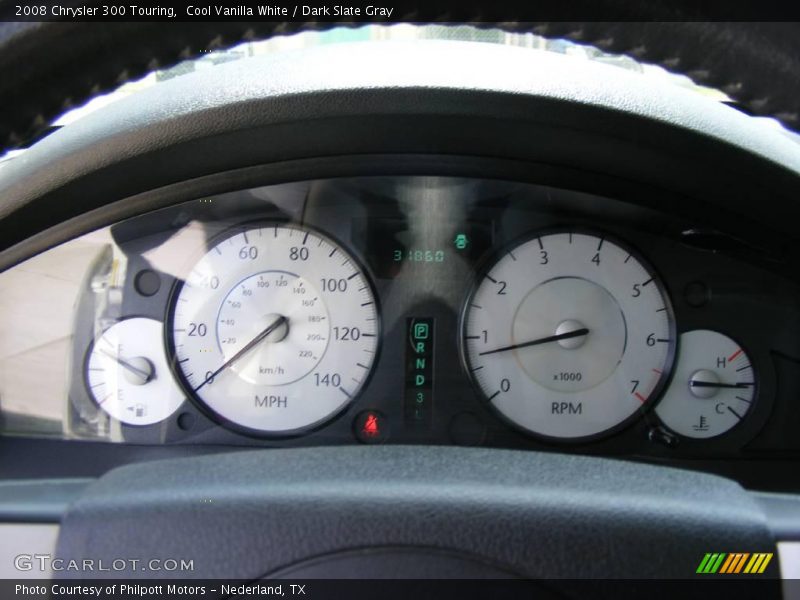 Cool Vanilla White / Dark Slate Gray 2008 Chrysler 300 Touring