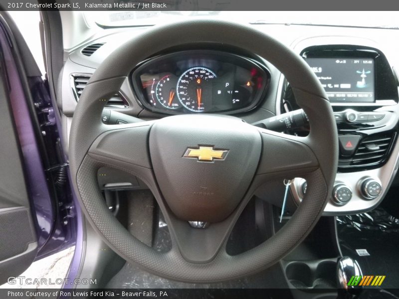 Kalamata Metallic / Jet Black 2017 Chevrolet Spark LS