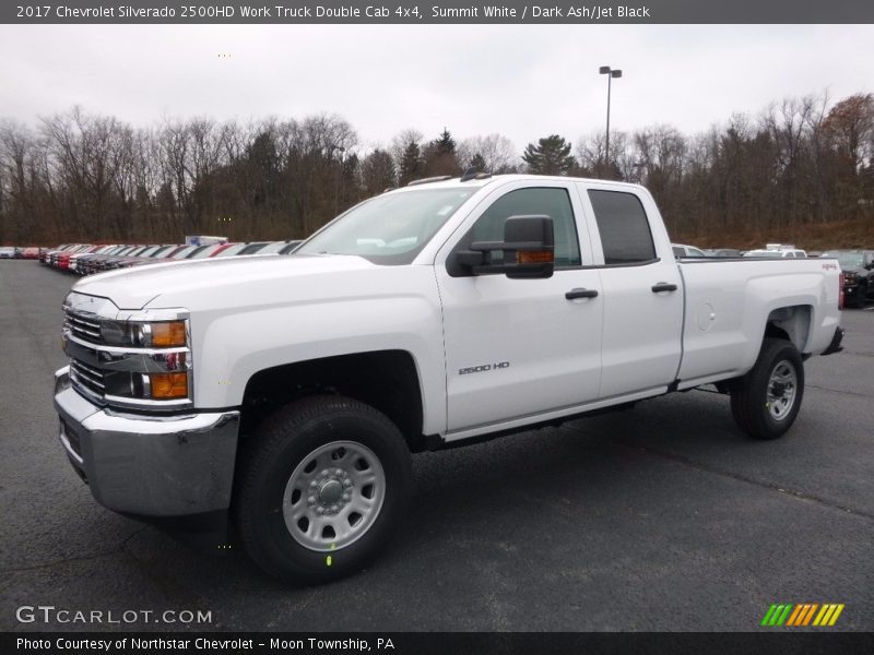 Front 3/4 View of 2017 Silverado 2500HD Work Truck Double Cab 4x4
