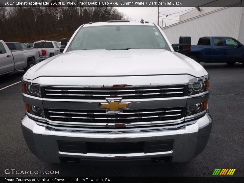 Summit White / Dark Ash/Jet Black 2017 Chevrolet Silverado 2500HD Work Truck Double Cab 4x4