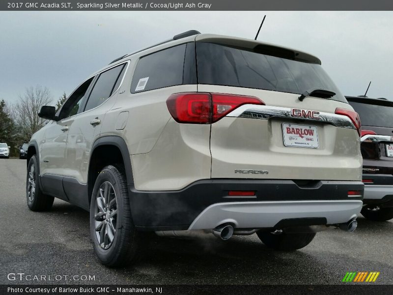 Sparkling Silver Metallic / Cocoa/Light Ash Gray 2017 GMC Acadia SLT