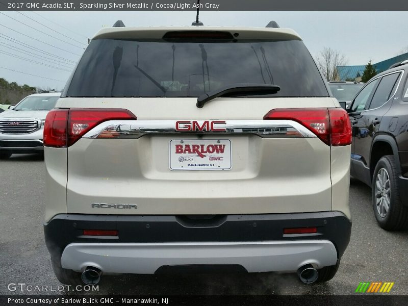 Sparkling Silver Metallic / Cocoa/Light Ash Gray 2017 GMC Acadia SLT