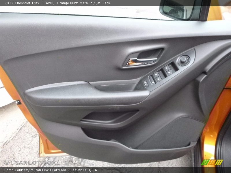 Orange Burst Metallic / Jet Black 2017 Chevrolet Trax LT AWD