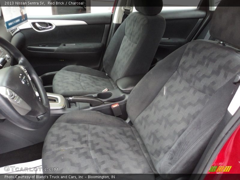Red Brick / Charcoal 2013 Nissan Sentra SV