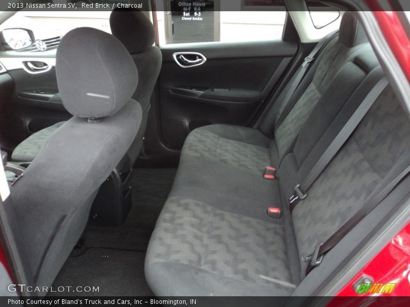 Red Brick / Charcoal 2013 Nissan Sentra SV