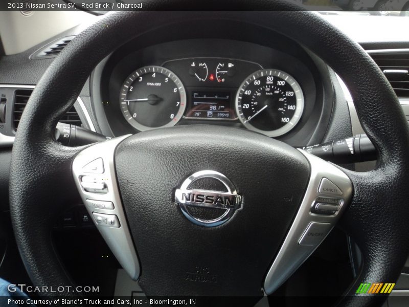 Red Brick / Charcoal 2013 Nissan Sentra SV