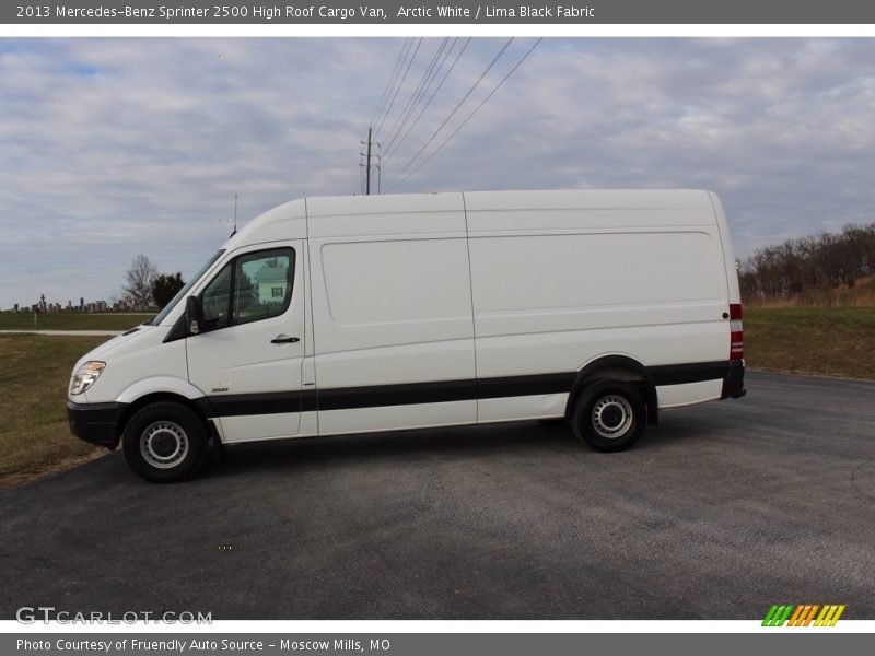 Arctic White / Lima Black Fabric 2013 Mercedes-Benz Sprinter 2500 High Roof Cargo Van