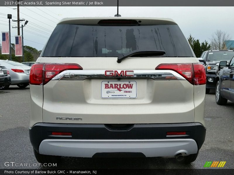 Sparkling Silver Metallic / Jet Black 2017 GMC Acadia SLE